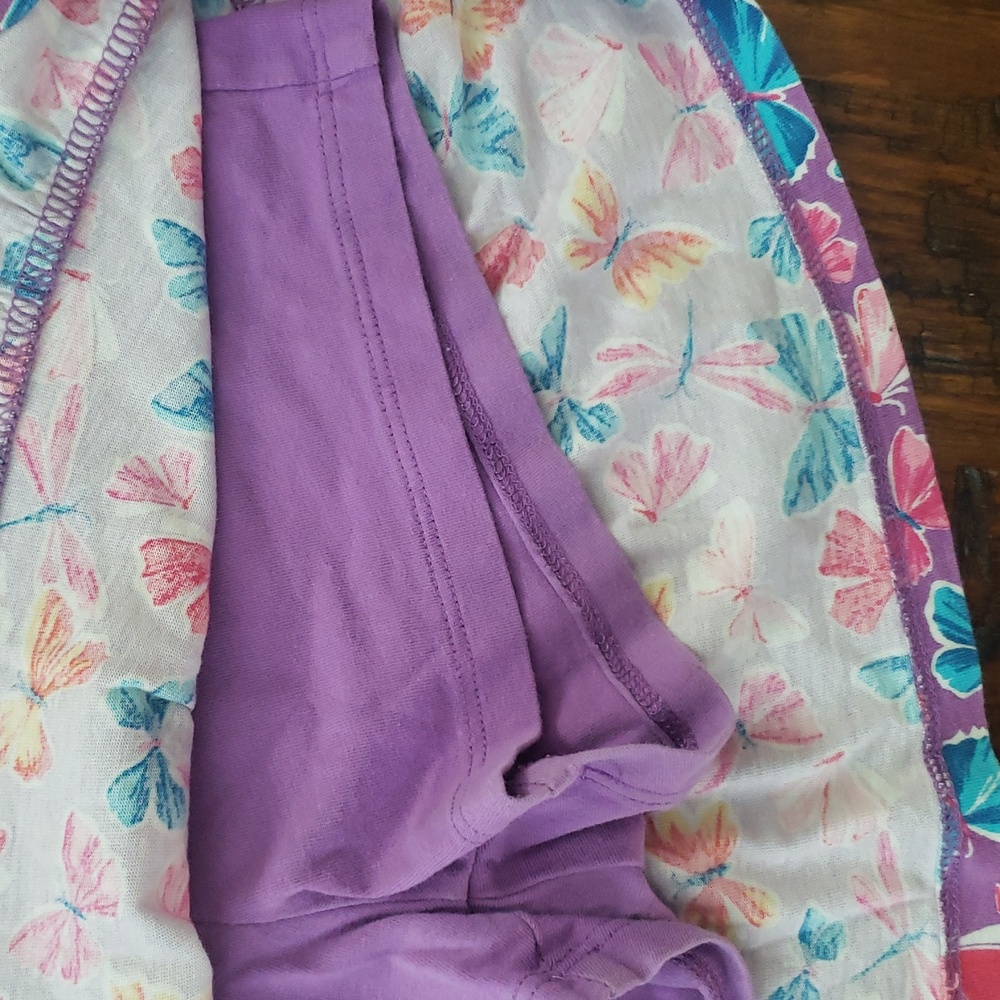 Floral and Butterfly Print Skirts With Liner Girl's Size 10 - Picture 12 of 14